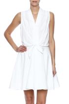  Swingy Tie Front Dress