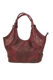  Studded Leather Hobo