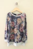  Floral Banded Tee