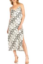  Snake Print Skinny Strap Maxi Dress