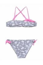  Grey Printed Swimsuit