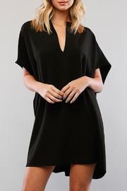  V-neck Tunic Dress