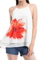  Flower Layered Top
