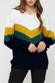  Navy Multi Sweater