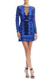  Embroidered Illusion Dress