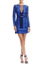  Embroidered Illusion Dress