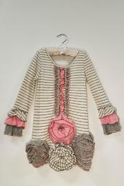  Embellished Rosette Dress
