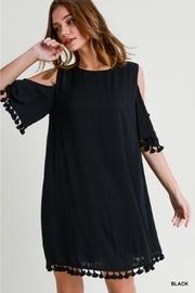  Shoulderless Tassel Dress