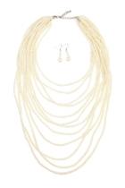  Pearl Layered Necklace Set