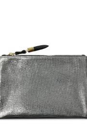  Metallic Rain Silver Pouch