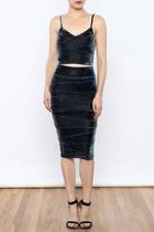  Velvet Skirt Set