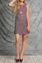  Sleeveless Jacquard Dress