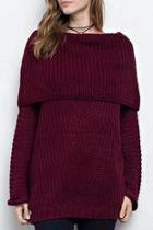  Oversized Long Sleeve Sweater