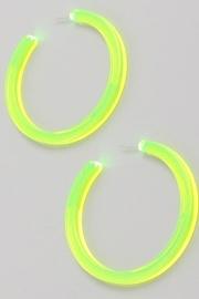  Transparent Neon Hoops