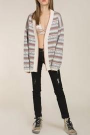  Printed Open Cardigan