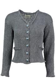  Grey Cotton Cardigan