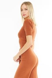  Suzanne Ribbed Knit Top