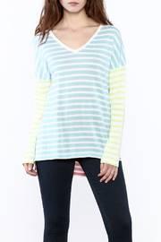  Colorblock Striped Sweater