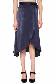  Satin Wrap Skirt