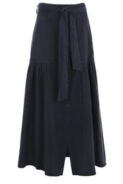  Utility Button Through Maxi Skirt