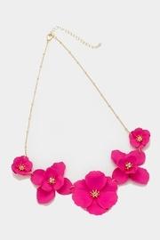  Pink Floral Necklace