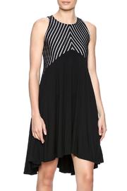 Striped Halter Dress