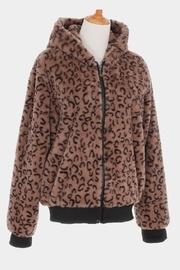  Leopard Fur Hoodie