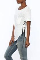  Tie Up Side Tee