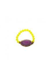  Agate Stretch Bracelet