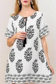  Woven Print Dress