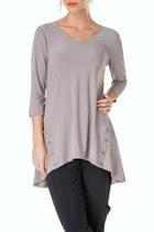  Silky Taupe Tunic