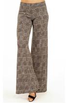  Print Wide Leg No Pocket Pant