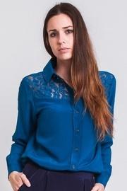  Teal Silk Shirt