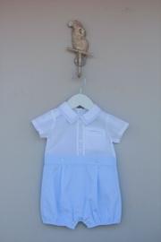  Blue/white One-piece