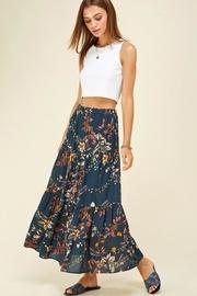  Layered Floral Maxi Skirt