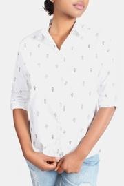  Tab Sleeve Blouse