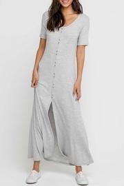  Heather-grey Button-down Dress