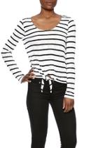  Striped Tie Tee