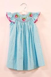  Strawberry Smocked Dress