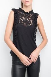  Annabella Lace Ruffle Tank