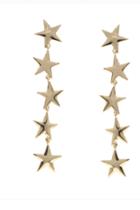  Star Linear Drop Earrings