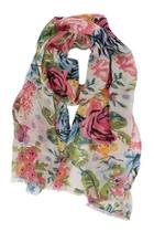  Floral Vicose Scarf