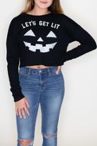  Halloween Crop Sweatshirt