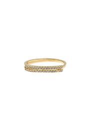  Gold Pave Ring