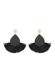  Marquise-fan Tassel-earrings