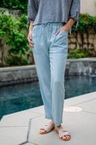  Patch Pocket Ankle Length Pant