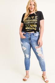 Love Is Patient Gold Foil Tee