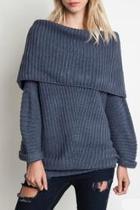  Fold Over Sweater