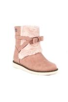  Ankle-boots-in-pink-with-faux-fur-detailing