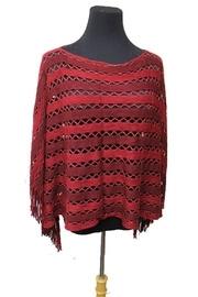 Fringed Knit Blouse